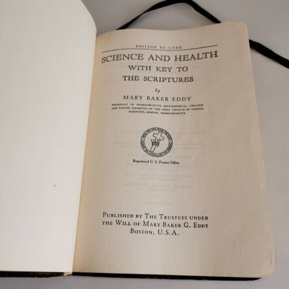 Science and Health Keys to the Scripture Mary Baker Eddy Black Softcover Christ - Picture 5 of 10